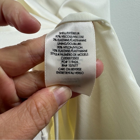 Alice + Olivia James Scoop Neck Body-Con Tank Dress Size 8 Off White NEW - Picture 6 of 12